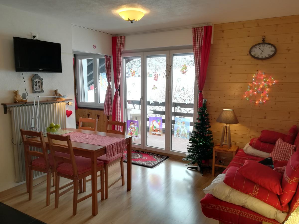 Romantic Chalet-Style Flat With Mountain View Torgon Экстерьер фото